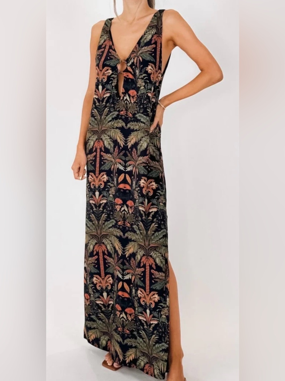NWT Malai Oasis Reef Dress Beach Pool Cover Up size S style C104333 Tropical